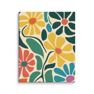 flower wall art canvas​ 2