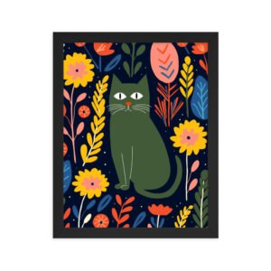 cat Framed poster